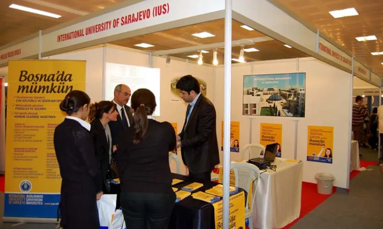 IUS EĞİTİM FUARLARINDAKİ TANITIMLARINA ANKARA'DA DEVAM EDİYOR